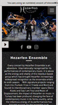 Mobile Screenshot of hezarfenensemble.com