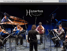 Tablet Screenshot of hezarfenensemble.com